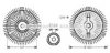 AVA QUALITY COOLING MSC488 Clutch, radiator fan